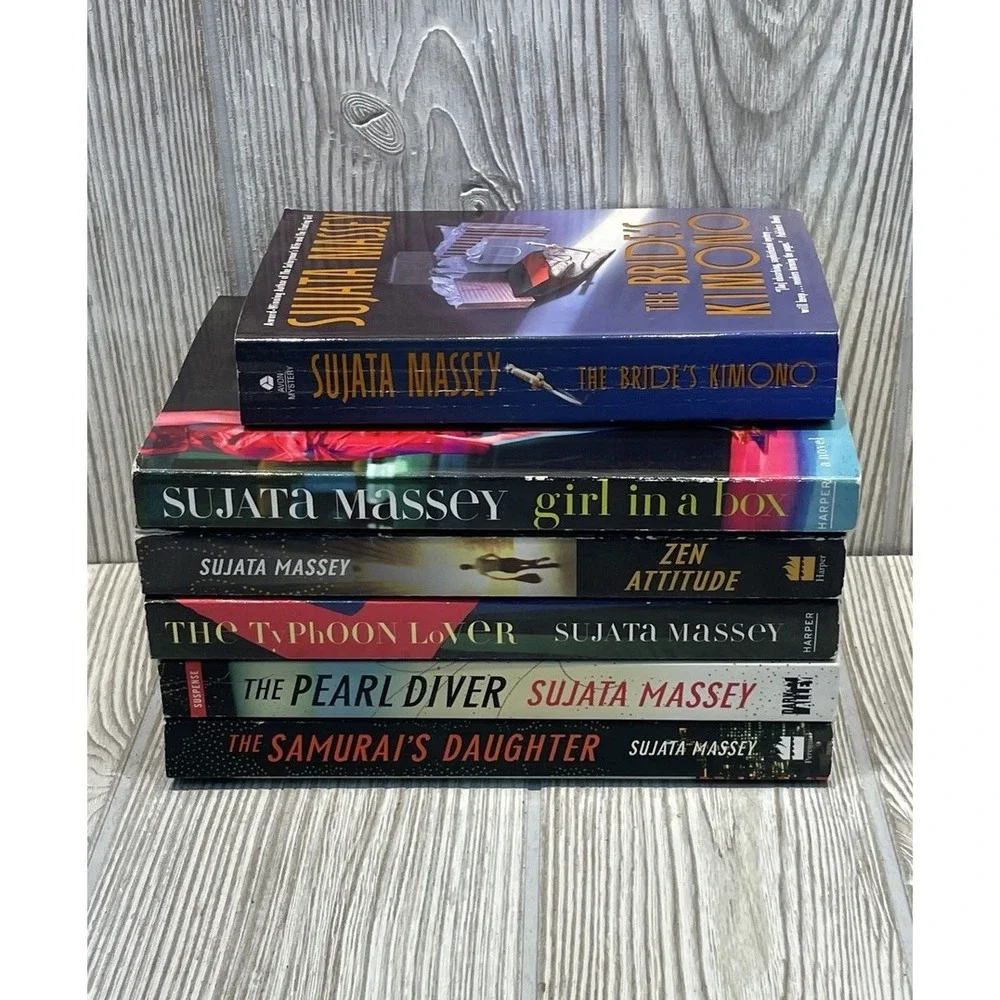 REI SHIMURA Paperback Lot of 6 Sujata Massey Mystery Girl in a Box Pearl Diver